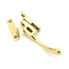 Polished Brass Night-Vent Locking Peardrop Fastener - RH | From The Anvil-Night-Vent Fasteners-Yester Home