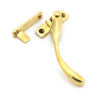 Polished Brass Night-Vent Locking Peardrop Fastener - RH | From The Anvil - Night-Vent Fasteners - From The Anvil - Yester Home