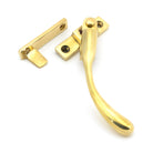 Polished Brass Night-Vent Locking Peardrop Fastener - RH | From The Anvil-Night-Vent Fasteners-Yester Home
