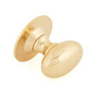 Polished Brass Oval Cabinet Knob 40mm | From The Anvil-Cabinet Knobs-Yester Home