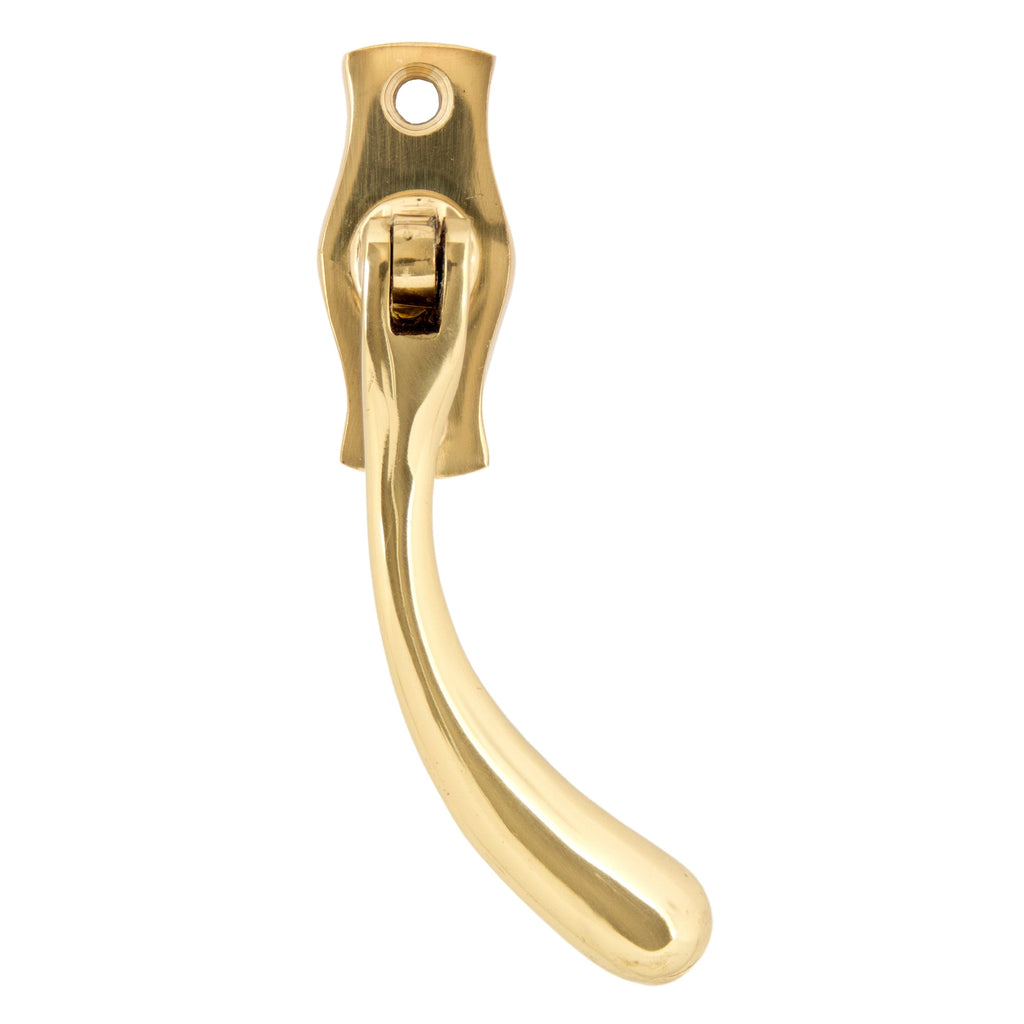 Polished Brass Peardrop Espag - RH | From The Anvil-Espag. Fasteners-Yester Home