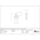 Polished Brass Plain Escutcheon | From The Anvil-Escutcheons-Yester Home
