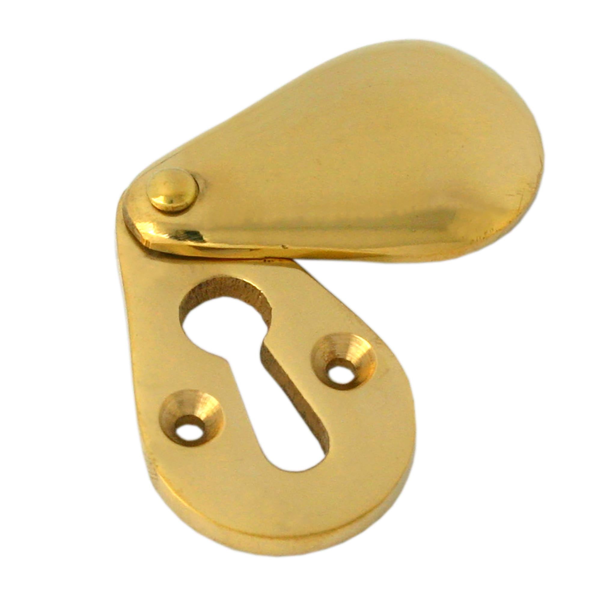 Polished Brass Plain Escutcheon | From The Anvil - Escutcheons - From The Anvil - Yester Home