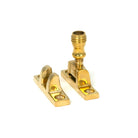 Polished Brass Prestbury Brighton Fastener - Narrow (Square) | From The Anvil - Brighton Fasteners - From The Anvil - Yester Home