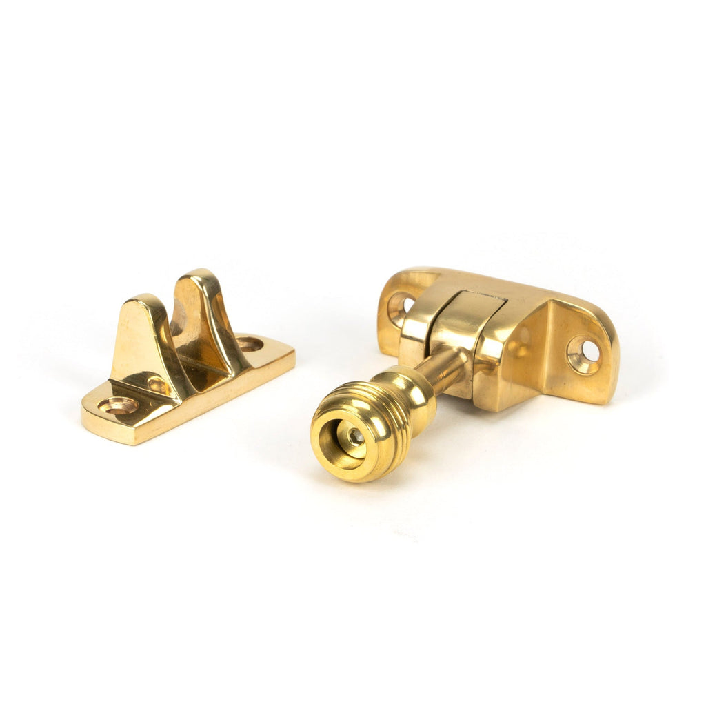 Polished Brass Prestbury Brighton Fastener (Radiused) | From The Anvil-Fasteners-Yester Home