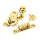 Polished Brass Prestbury Sash Hook Fastener | From The Anvil - Sash Hook Fasteners - From The Anvil - Yester Home