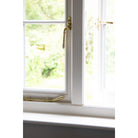 Polished Brass Reeded Espag - RH | From The Anvil-Espag. Fasteners-Yester Home