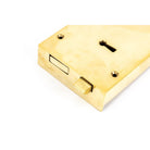 Polished Brass Right Hand Rim Lock - Large | From The Anvil - Rim Locks & Latches - From The Anvil - Yester Home