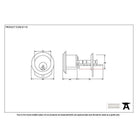 Polished Brass Rim Cylinder KA | From The Anvil-Night Latches-Yester Home