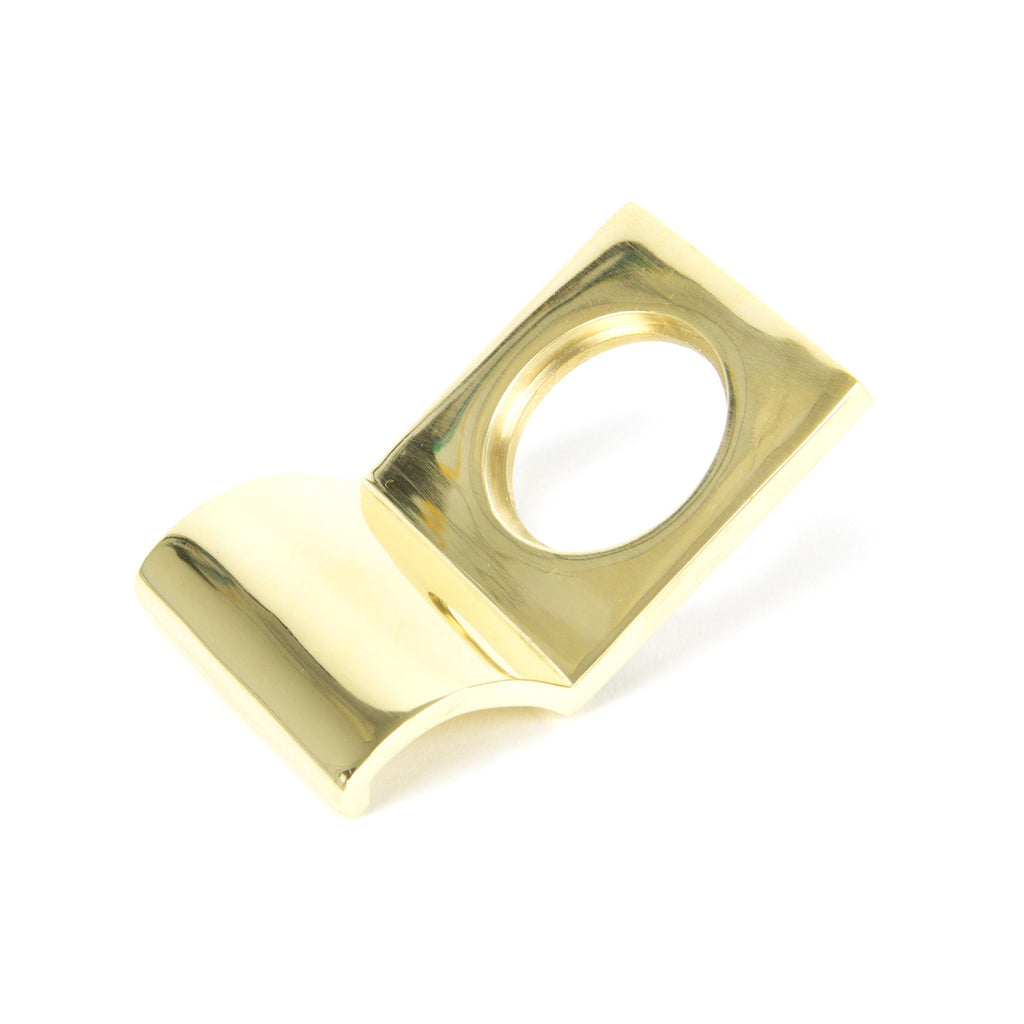 Polished Brass Rim Cylinder Pull | From The Anvil-Rim Cylinder Pulls-Yester Home