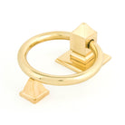 Polished Brass Ring Door Knocker | From The Anvil - Bolt-Through Door Knockers - From The Anvil - Yester Home