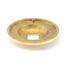 Polished Brass Round Centre Door Knob | From The Anvil-Centre Door Knobs-Yester Home