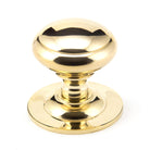 Polished Brass Round Centre Door Knob | From The Anvil - Centre Door Knobs - From The Anvil - Yester Home
