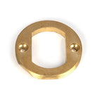 Polished Brass Round Escutcheon (Plain) | From The Anvil-Escutcheons-Yester Home