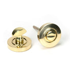 Polished Brass Round Thumbturn Set (Plain) | From The Anvil - Thumbturns - From The Anvil - Yester Home