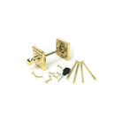 Polished Brass Round Thumbturn Set (Square) | From The Anvil-Thumbturns-Yester Home