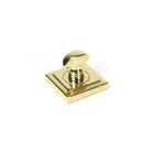 Polished Brass Round Thumbturn Set (Square) | From The Anvil-Thumbturns-Yester Home