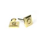 Polished Brass Round Thumbturn Set (Square) | From The Anvil-Thumbturns-Yester Home