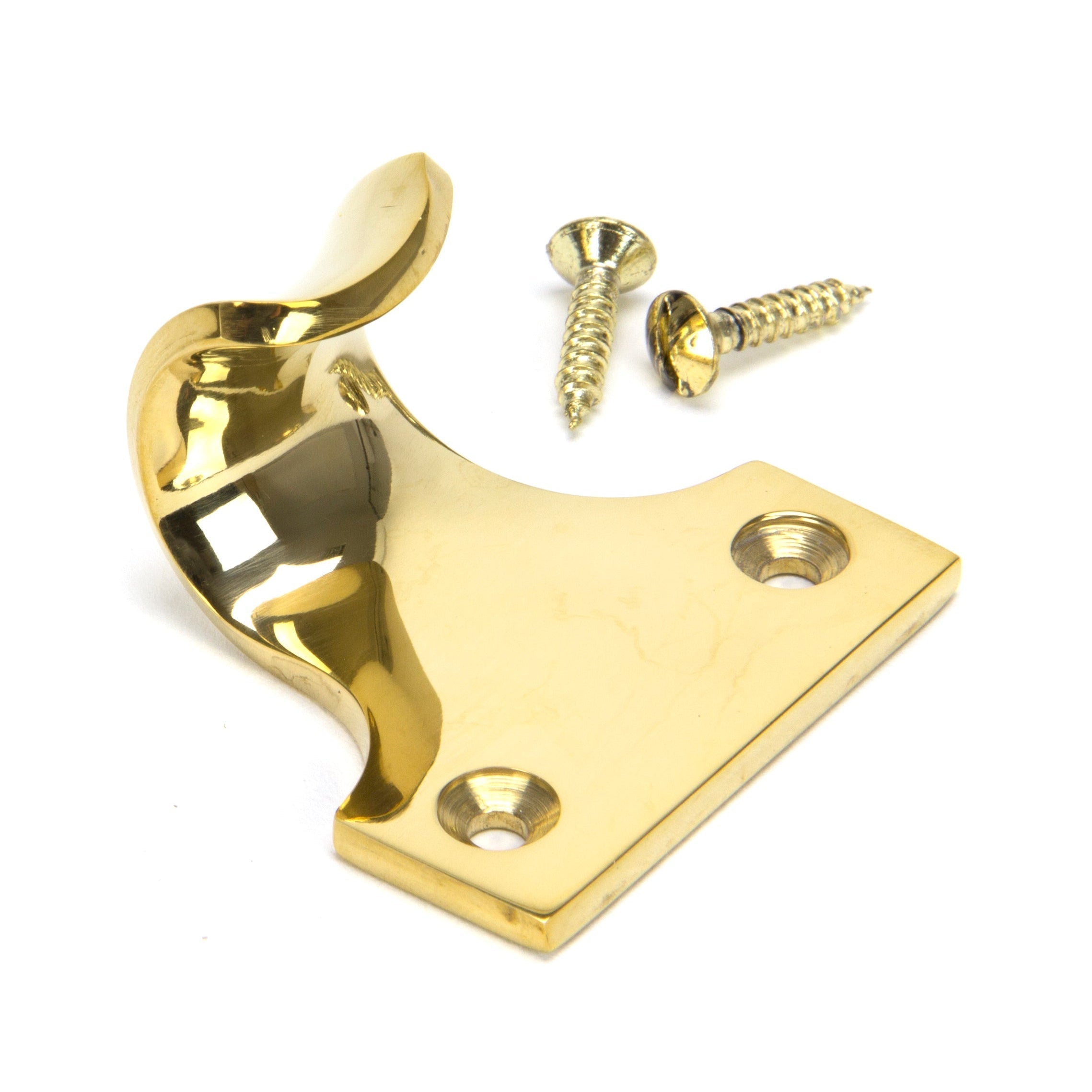 Polished Brass Sash Lift | From The Anvil-Sash Lifts-Yester Home