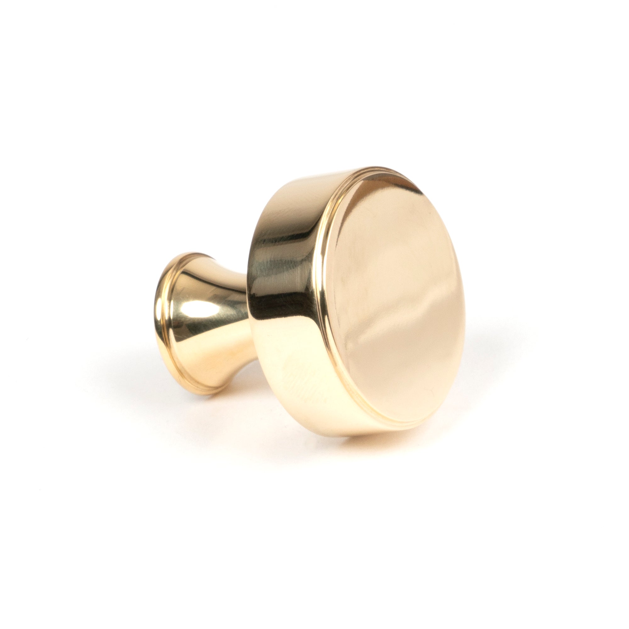 Polished Brass Scully Cabinet Knob - 32mm | From The Anvil-Cabinet Knobs-Yester Home
