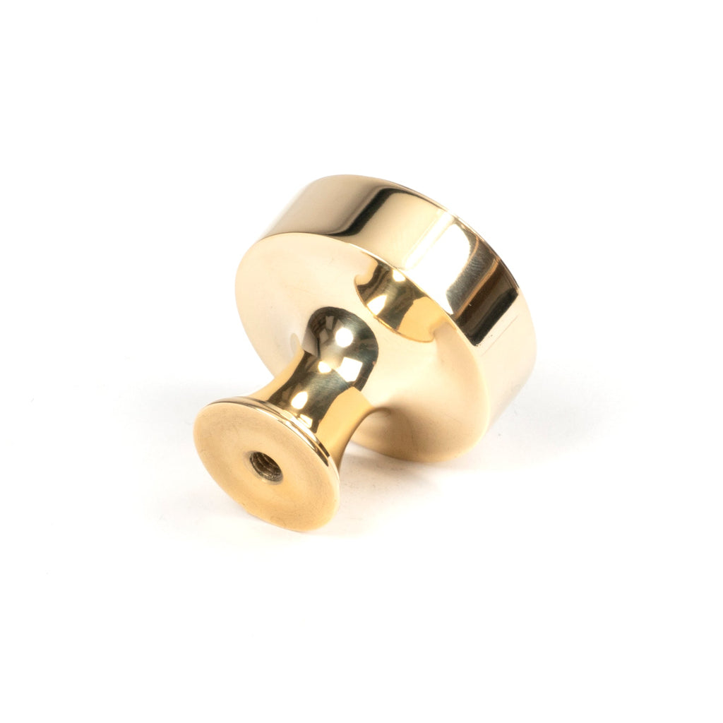 Polished Brass Scully Cabinet Knob - 32mm | From The Anvil-Cabinet Knobs-Yester Home
