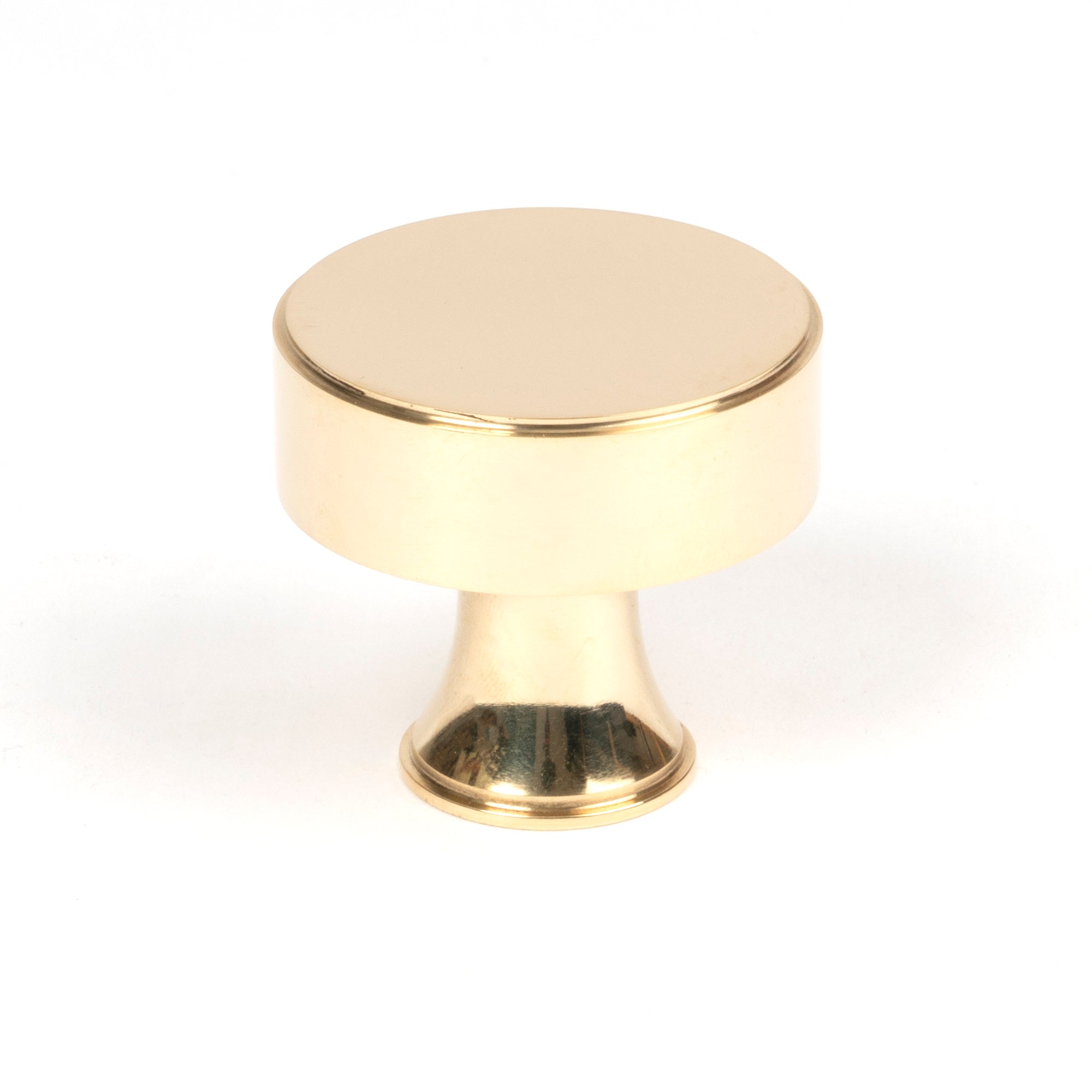 Polished Brass Scully Cabinet Knob - 38mm | From The Anvil-Cabinet Knobs-Yester Home