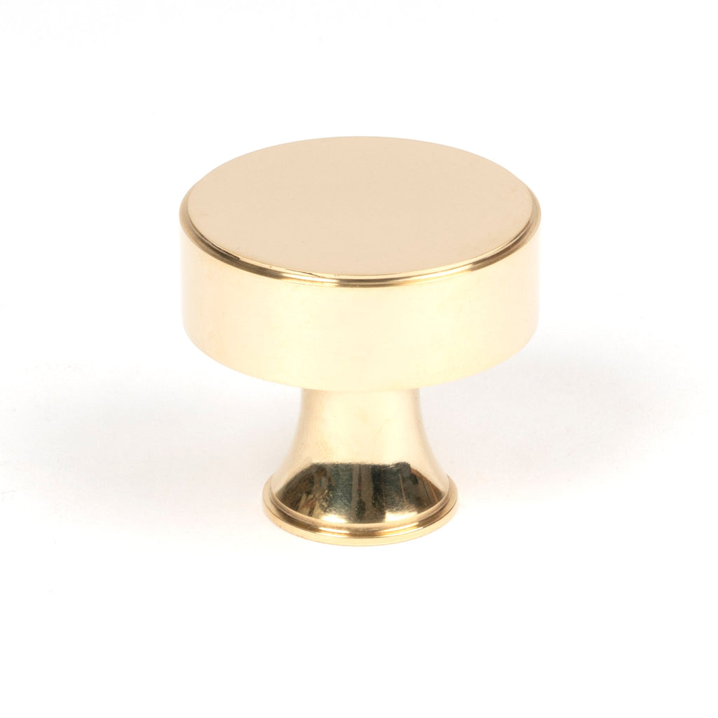 Polished Brass Scully Cabinet Knob - 38mm | From The Anvil-Cabinet Knobs-Yester Home