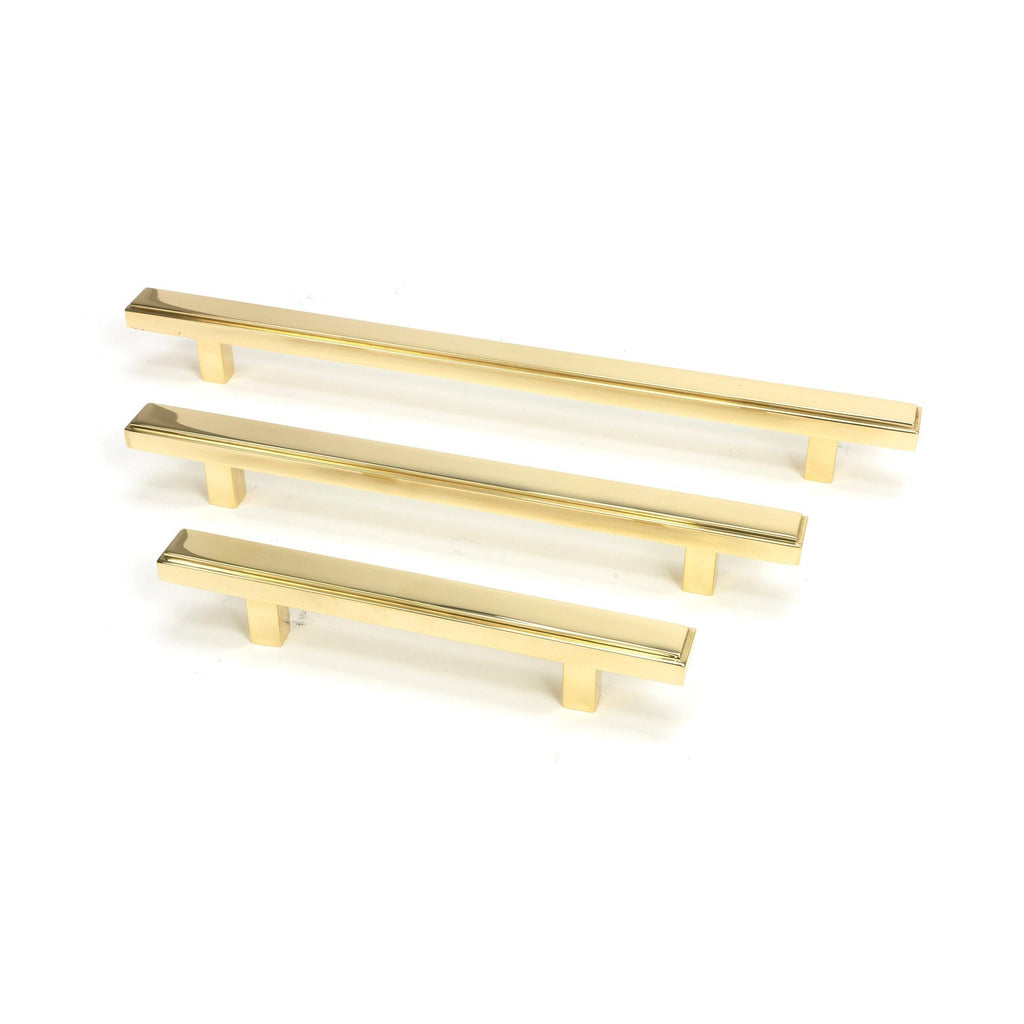 Polished Brass Scully Pull Handle - Small | From The Anvil-Pull Handles-Yester Home