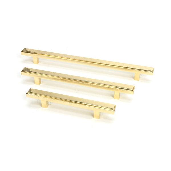Polished Brass Scully Pull Handle - Small | From The Anvil-Pull Handles-Yester Home