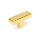 Polished Brass Scully T-Bar | From The Anvil-Cabinet Knobs-Yester Home