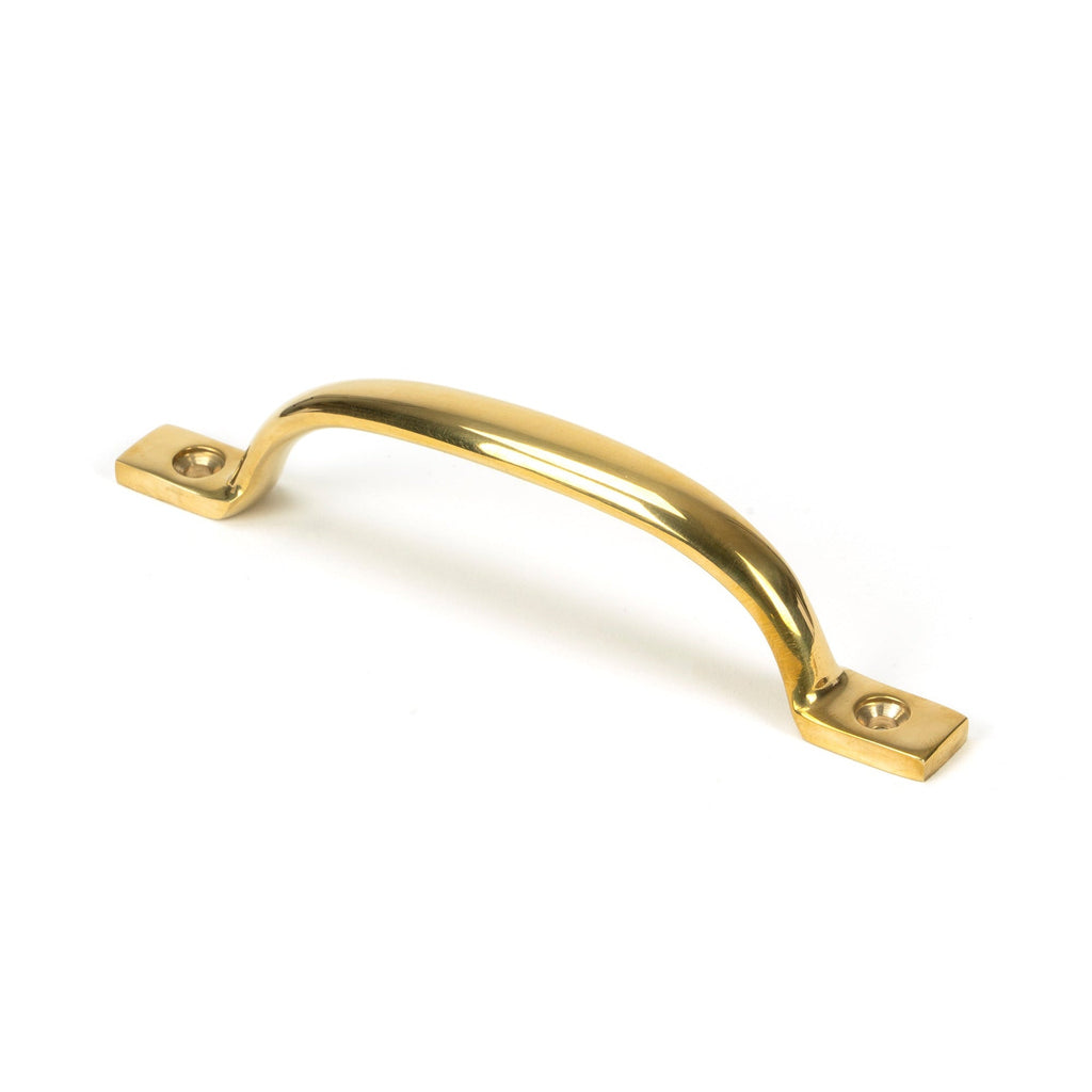 Polished Brass Slim Sash Pull | From The Anvil