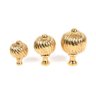 Polished Brass Spiral Cabinet Knob - Small | From The Anvil - Cabinet Knobs - From The Anvil - Yester Home