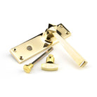 Polished Brass Straight Lever Bathroom Set | From The Anvil-Lever Bathroom-Yester Home