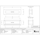 Polished Brass Traditional Letterbox | From The Anvil - Letterbox - From The Anvil - Yester Home
