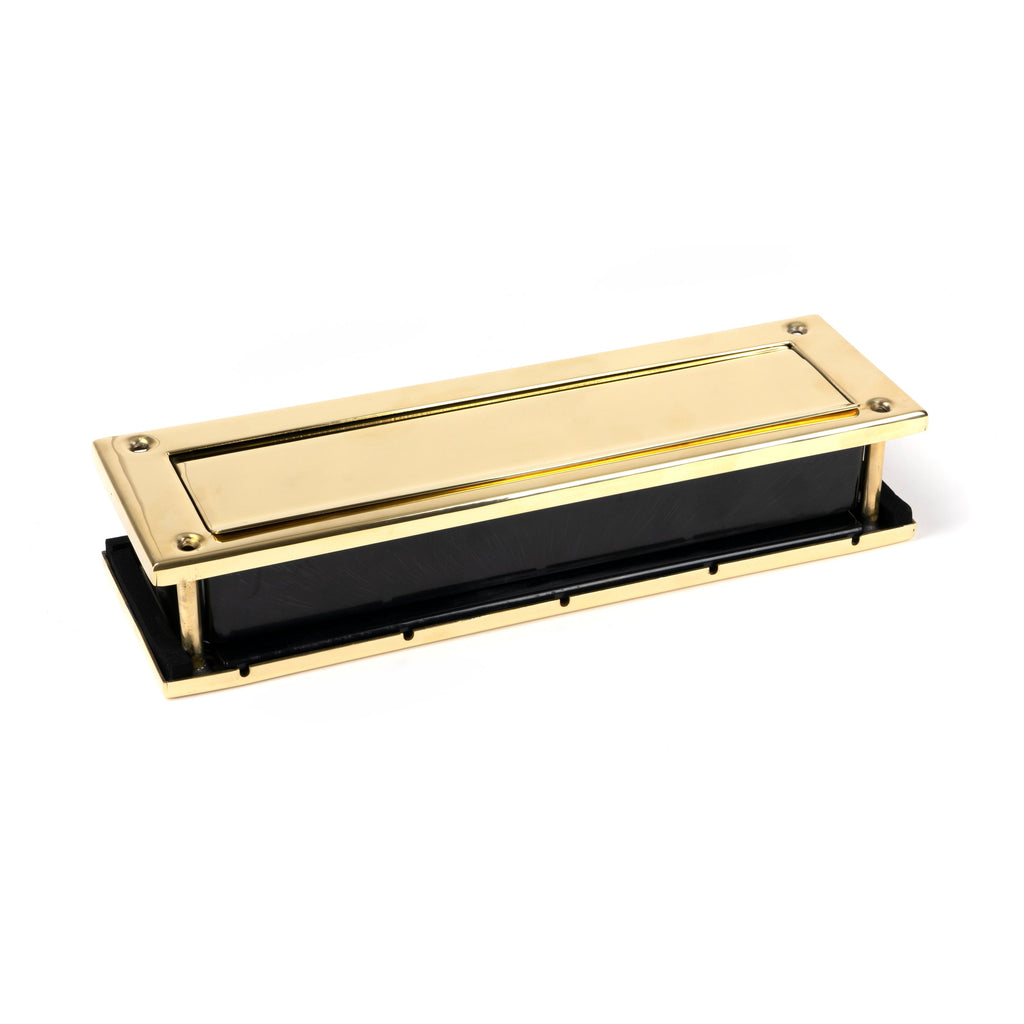 Polished Brass Traditional Letterbox | From The Anvil-Letterbox-Yester Home