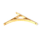 Polished Brass Tyne Shelf Bracket (260mm x 200mm) | From The Anvil - Shelf Brackets - From The Anvil - Yester Home