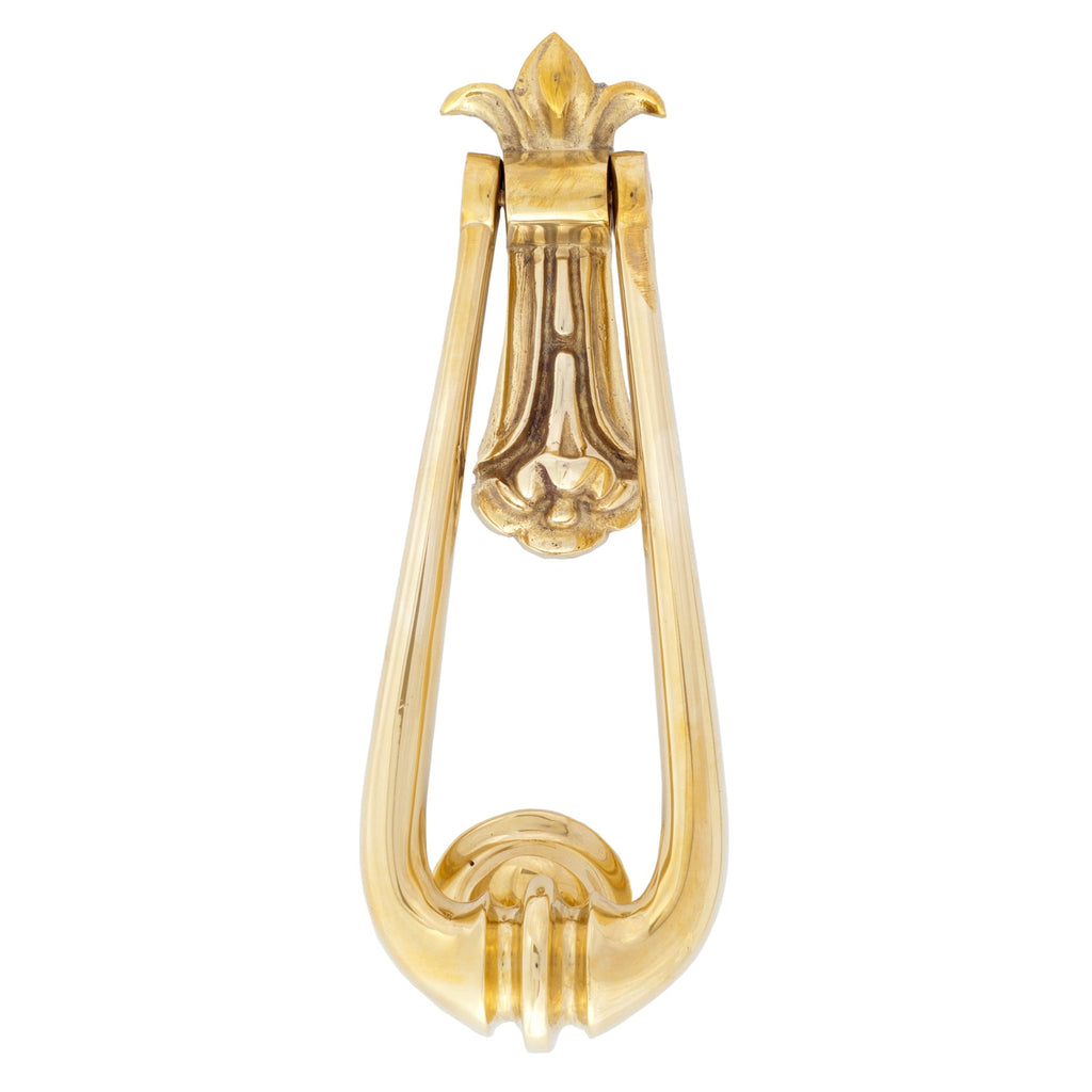 Polished Brass Victorian Loop Door Knocker | From The Anvil