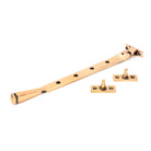 Polished Bronze 10" Avon Stay | From The Anvil-Stays-Yester Home