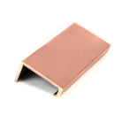 Polished Bronze 100mm Plain Edge Pull | From The Anvil-Edge Pulls-Yester Home