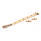 Polished Bronze 12" Hammered Newbury Stay | From The Anvil-Stays-Yester Home
