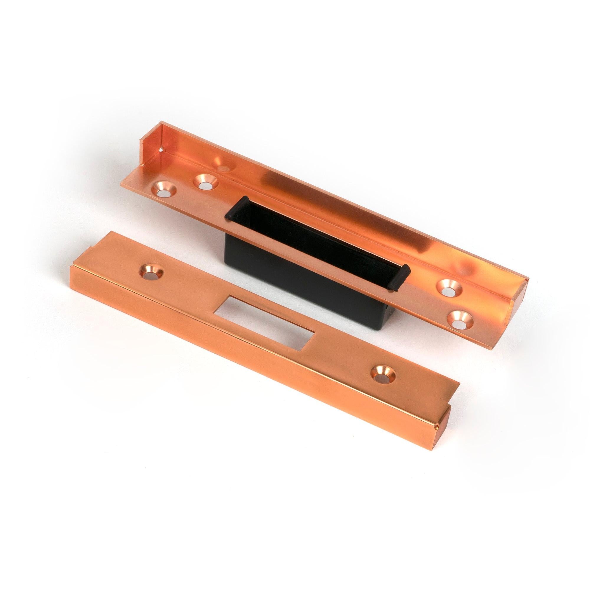 Polished Bronze ½" Rebate Kit for Dead Lock - Deadlocks & Deadbolts - From The Anvil - Yester Home
