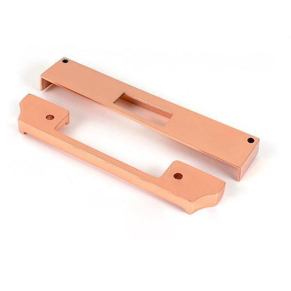 Polished Bronze ½" Rebate Kit for Euro Dead Lock - Deadlocks & Deadbolts - From The Anvil - Yester Home