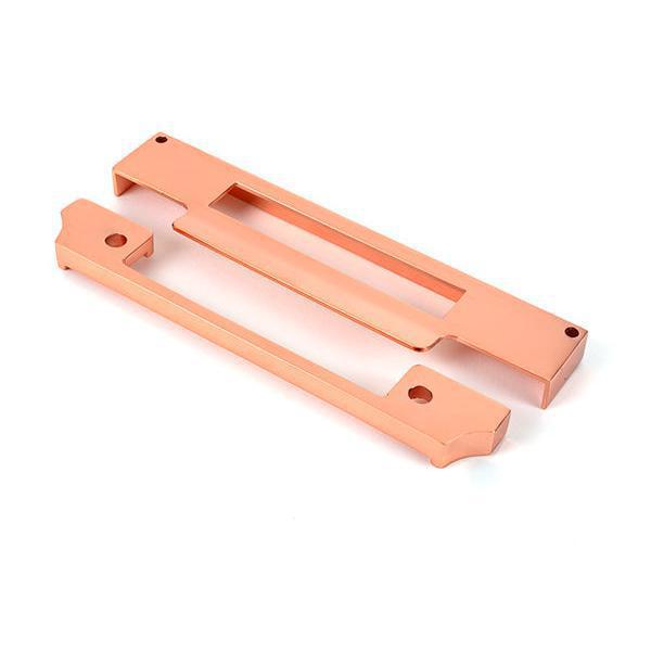 Polished Bronze ½" Rebate Kit for Euro Sash Lock - Euro Locks - From The Anvil - Yester Home