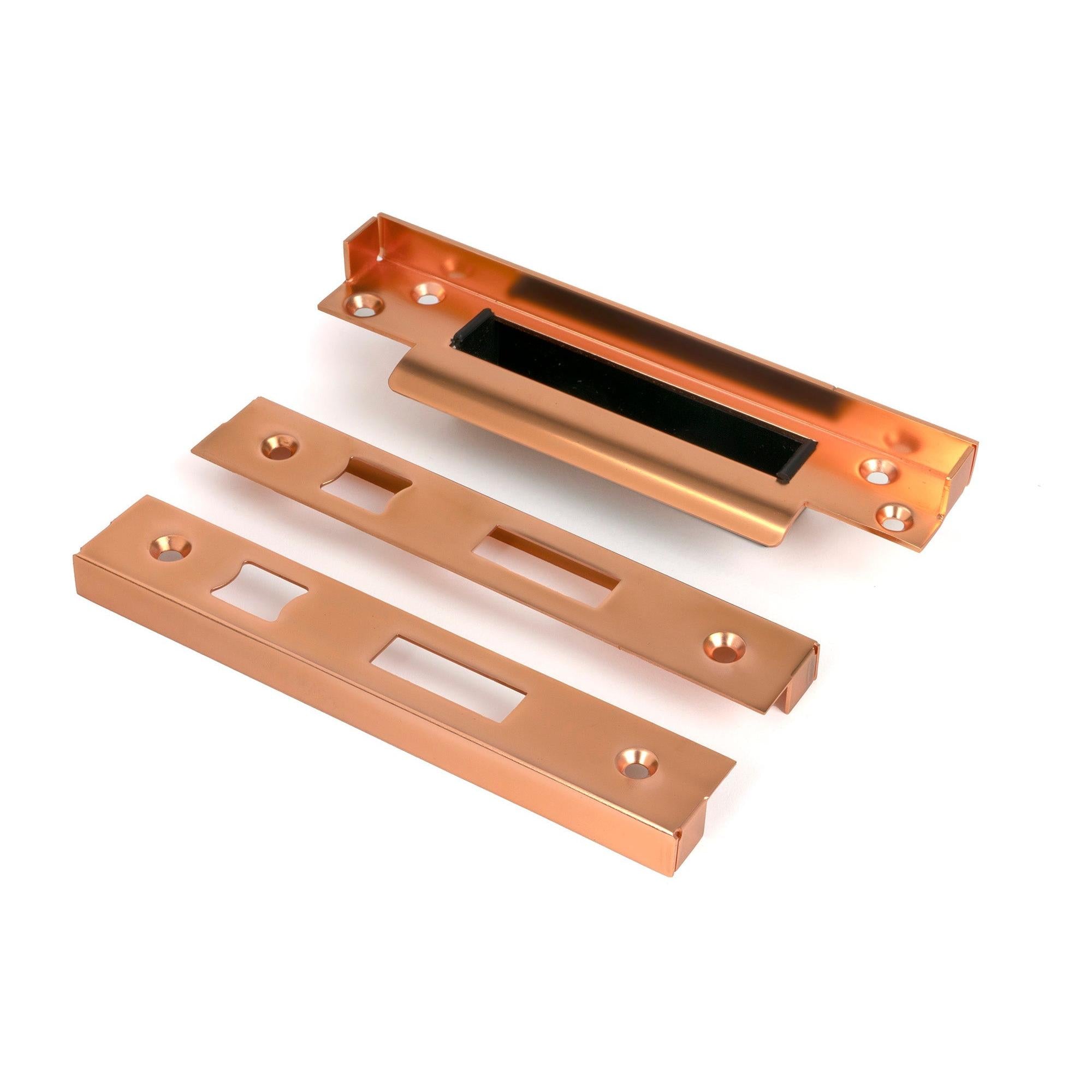 Polished Bronze ½" Rebate Kit for Sash Lock - Sash Locks - From The Anvil - Yester Home