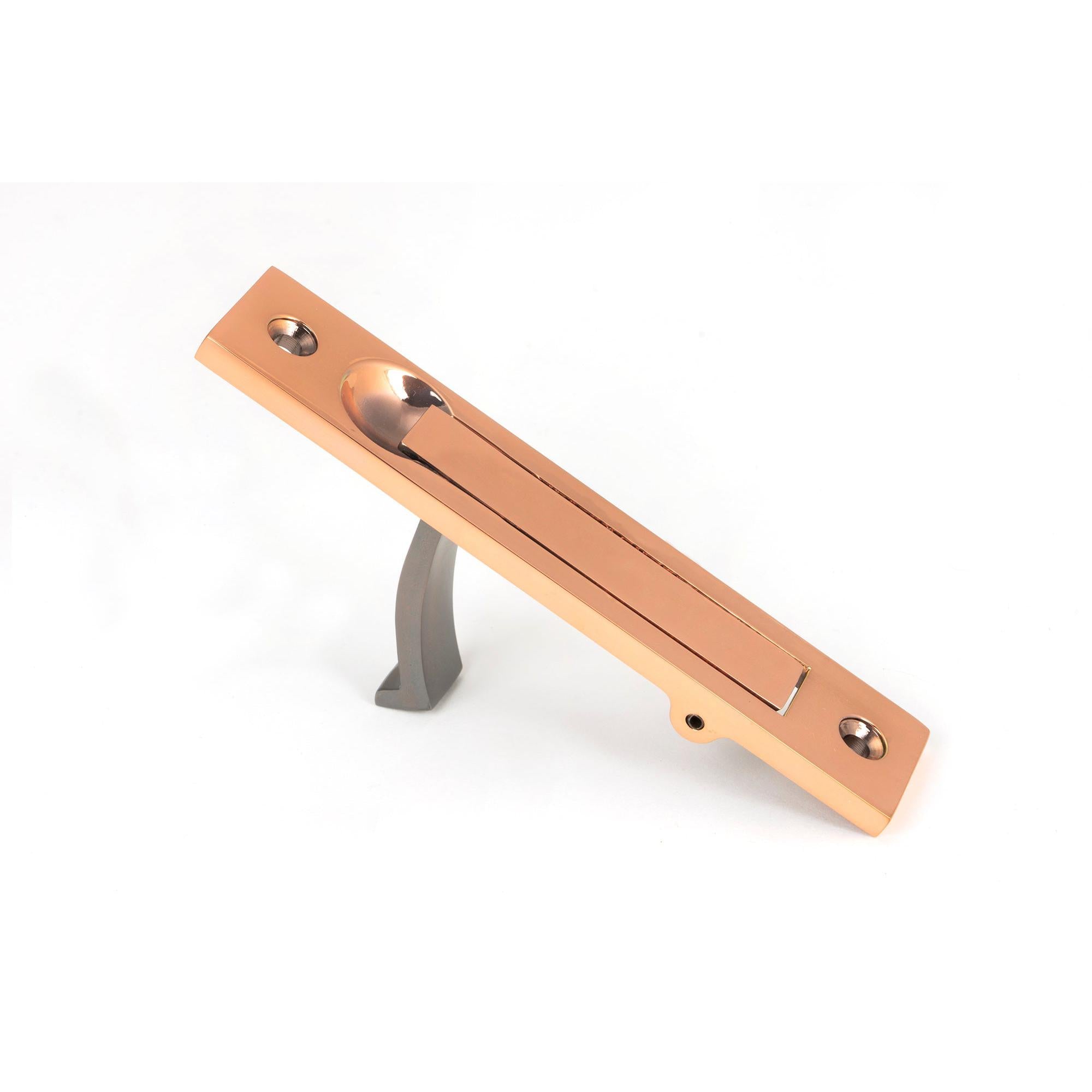 Polished Bronze 125mm x 25mm Edge Pull | From The Anvil - Cabinet Pulls - From The Anvil - Yester Home