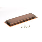 Polished Bronze 175mm Plain Rectangular Pull | From The Anvil-Cabinet Pulls-Yester Home