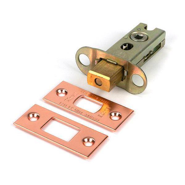 Polished Bronze 2½" Heavy Duty Tubular Deadbolt - Deadlocks & Deadbolts - From The Anvil - Yester Home