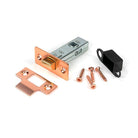 Polished Bronze 2½" Tubular Mortice Latch - Latches - From The Anvil - Yester Home