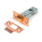 Polished Bronze 2½" Tubular Mortice Latch - Latches - From The Anvil - Yester Home