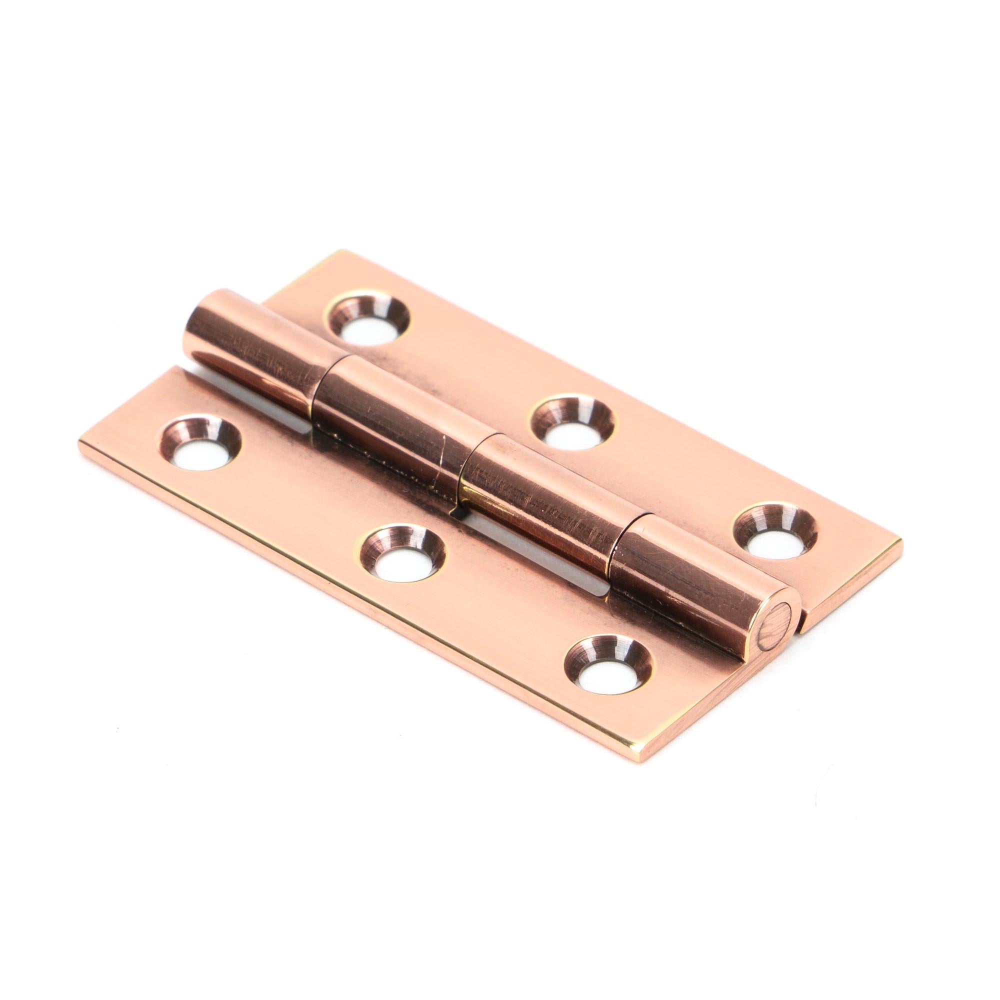 Polished Bronze 2" Butt Hinge (pair) | From The Anvil - Butt Hinges - From The Anvil - Yester Home